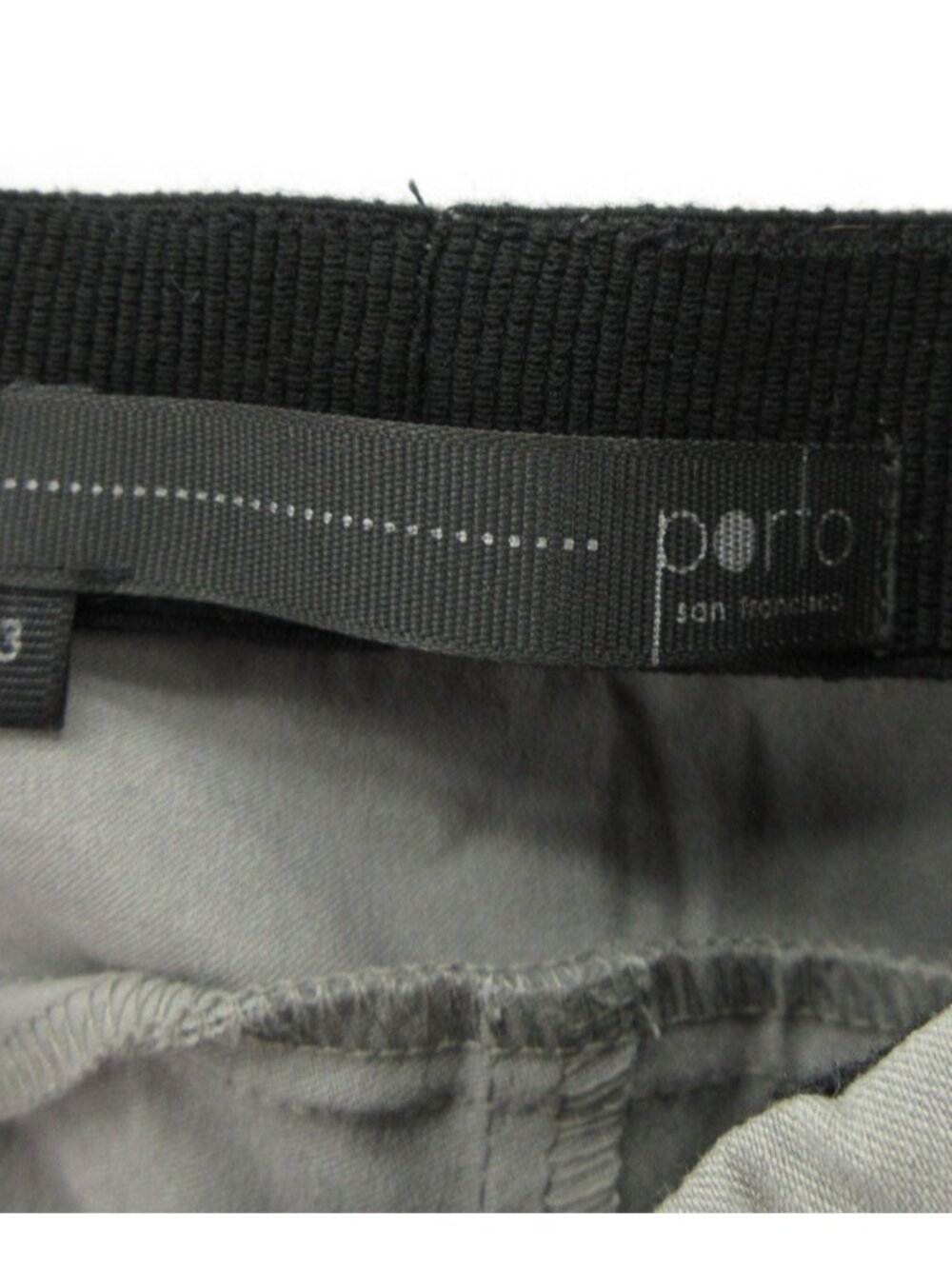 Porto Pants 3 Wide Leg Cropped Trousers Slit San Francisco Large * - Picture 7 of 11